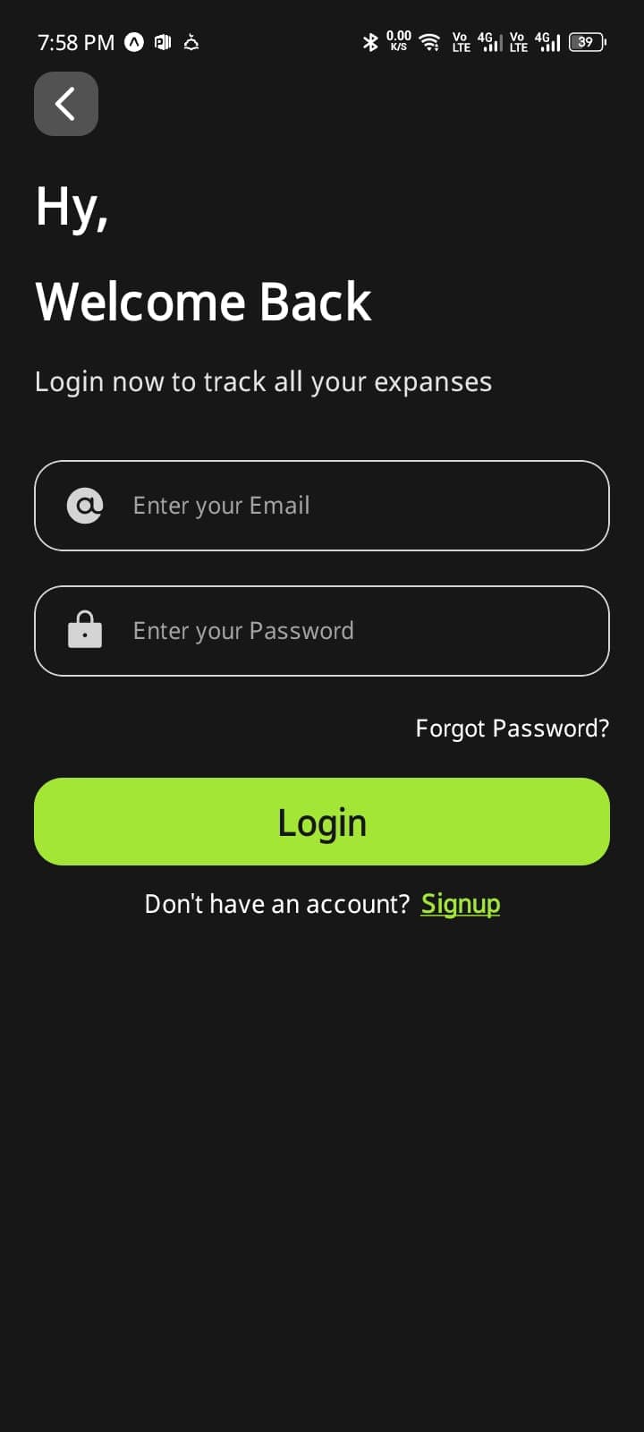 FinTrack screenshot 1